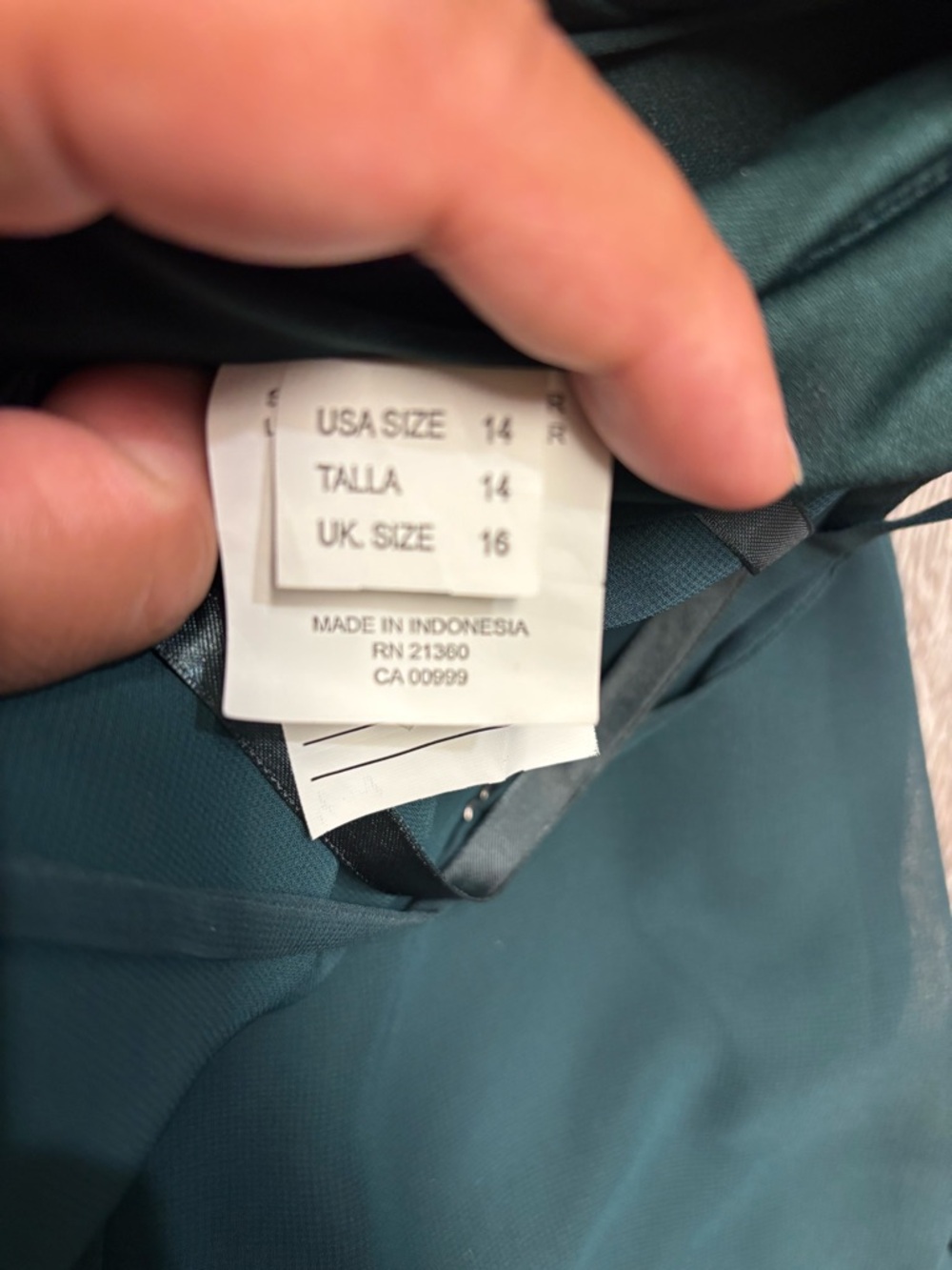 Kennedy blue Felicity Bridesmaid dress in forest green - Picture 11 of 12